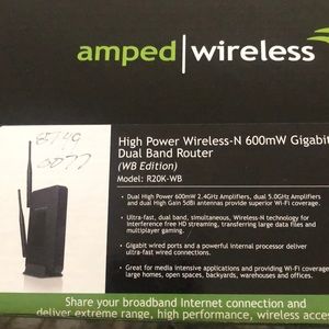 High Power Wireless-N600mW Gigabit Dual Band router.. model R30K-WB